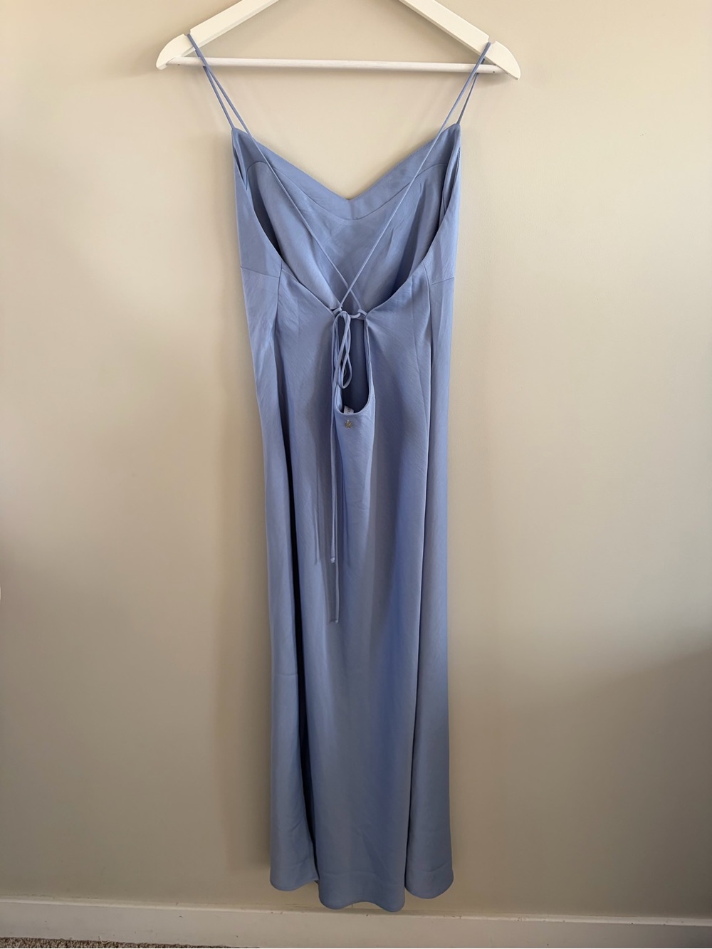 Fabletics Light Blue Slip Dress with Tie Back